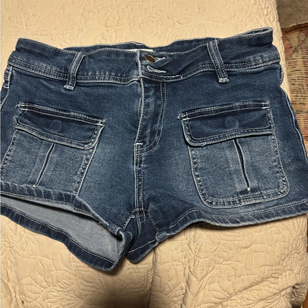 Denim Blue Women's Shorts